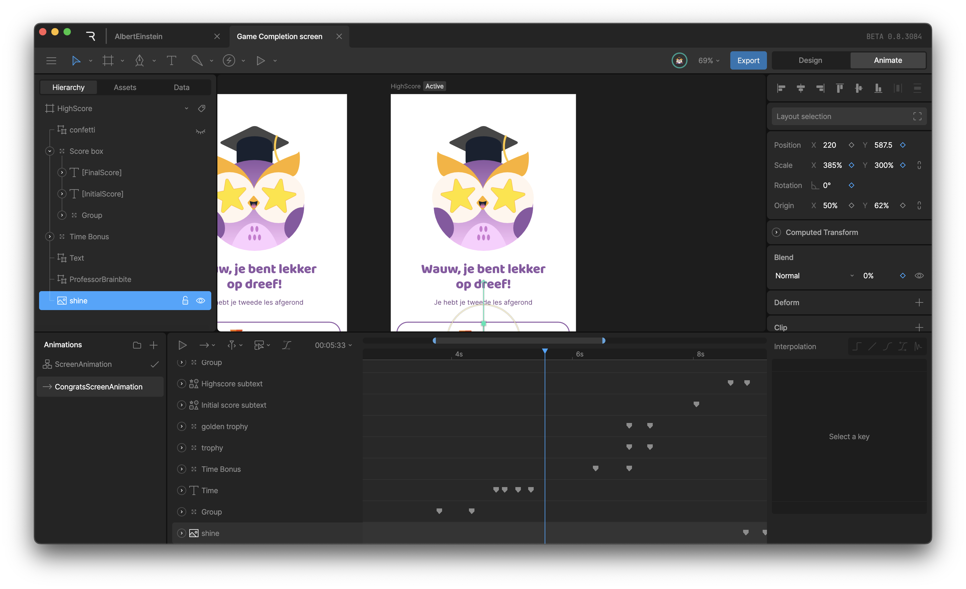 Brainbite Senior Interaction Designer case study visuals
